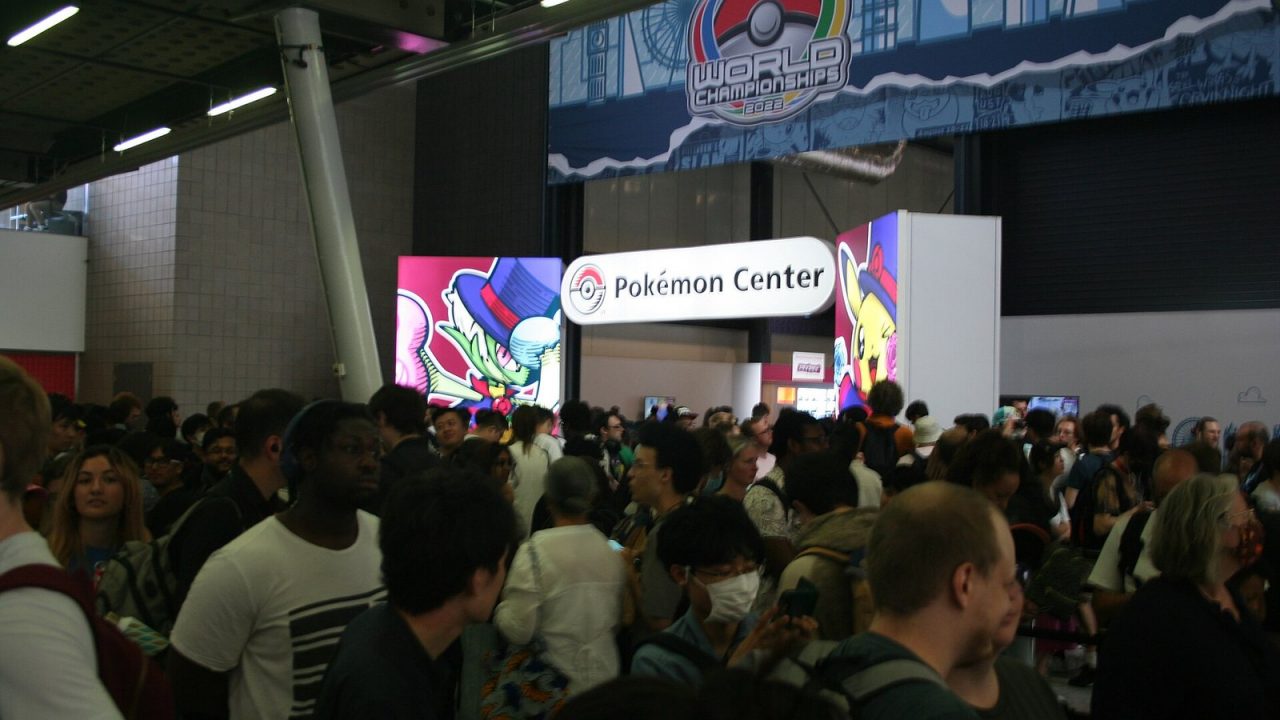 Entrance to the 2022 Pokémon World Championships at ExCeL London