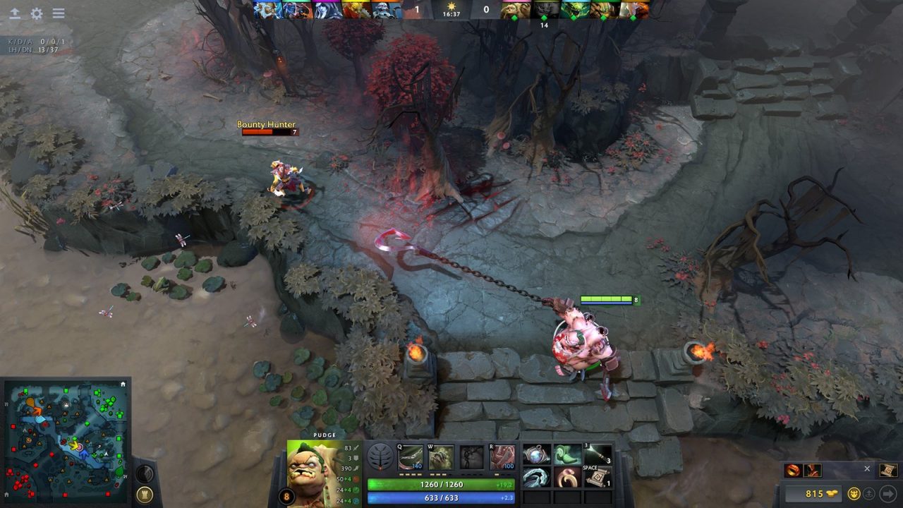 Dota 2 gameplay screenshot from Valve's Steam store page