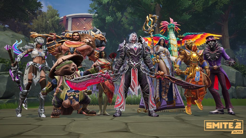 SMITE 2 in-game screenshot from the Steam store page