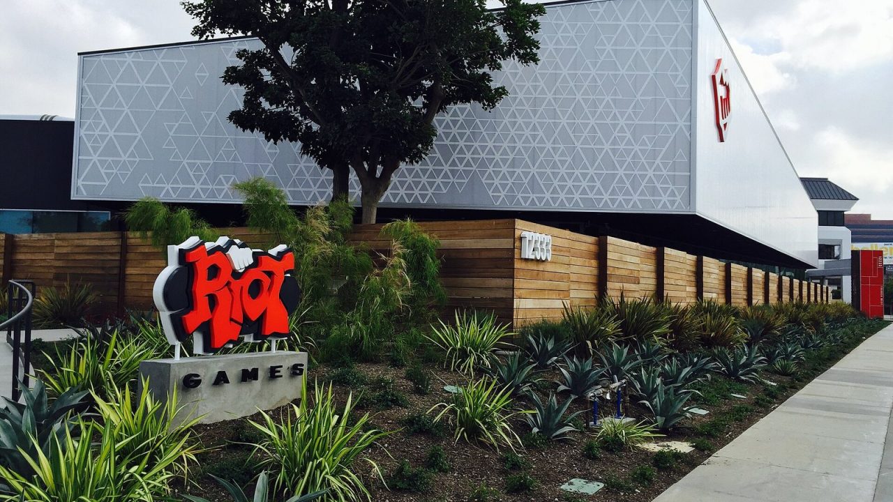 Riot Games headquarters building in West Los Angeles